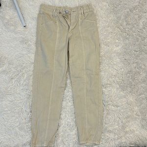 Forever 21 women’s vintage paper bag pants in cream